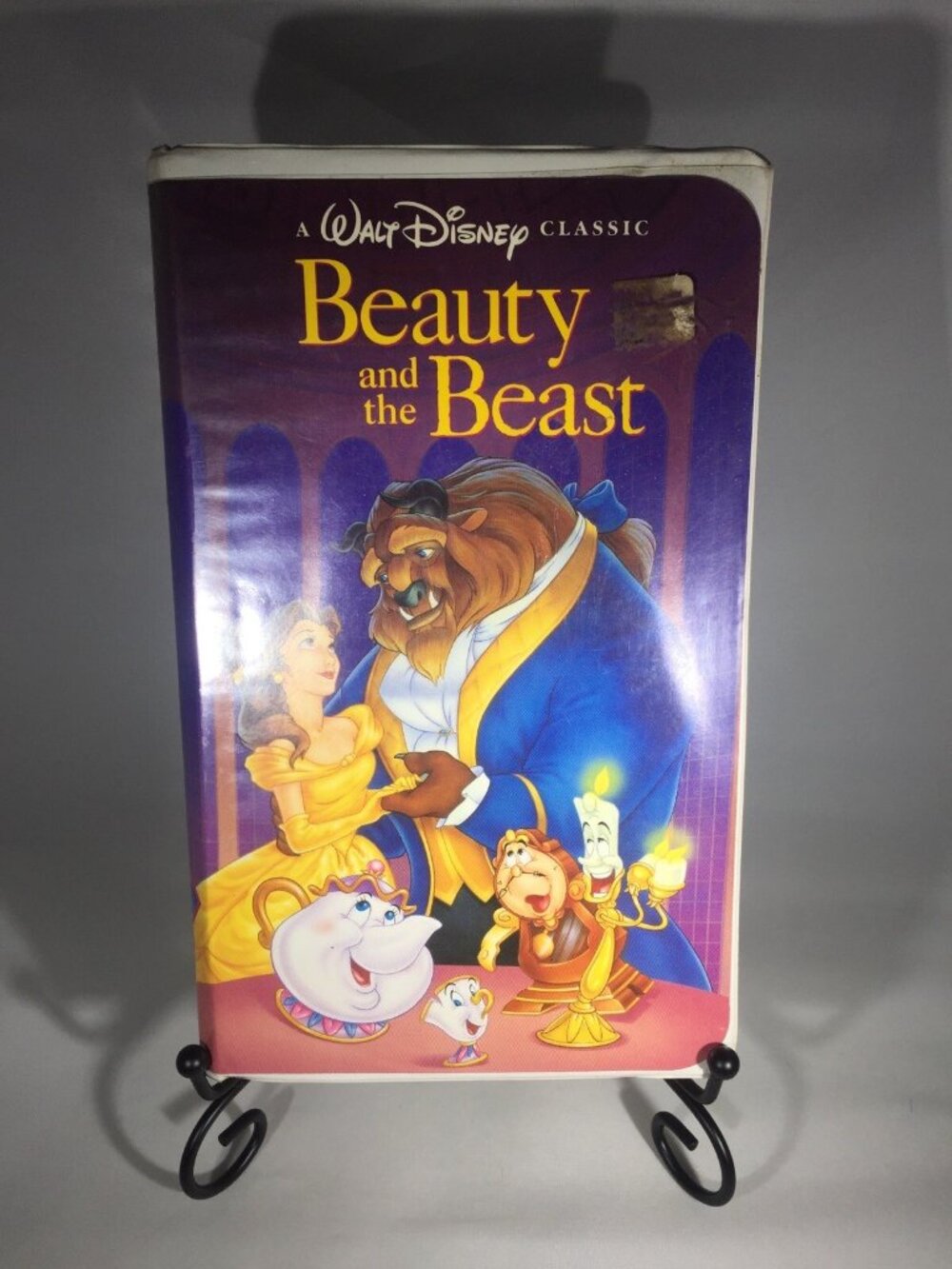 Disney Beauty and the Beast VHS #1325 Released 1992 Black Diamond Edition